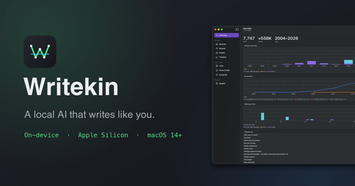 writekin website preview